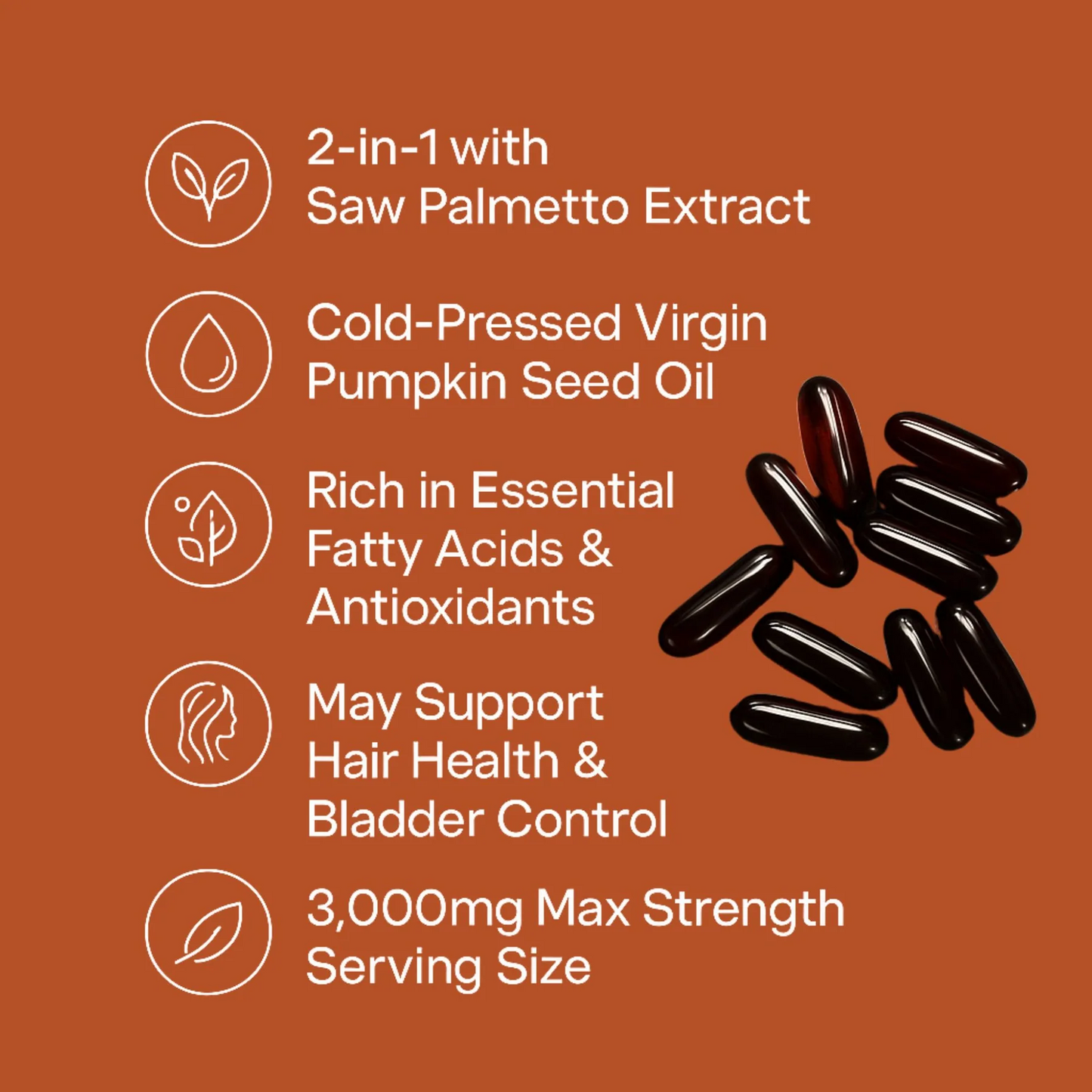 Everly® Pumpkin Seed Oil Softgels
