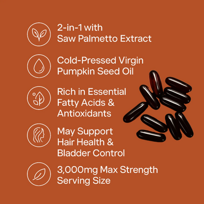 Everly® Pumpkin Seed Oil Softgels